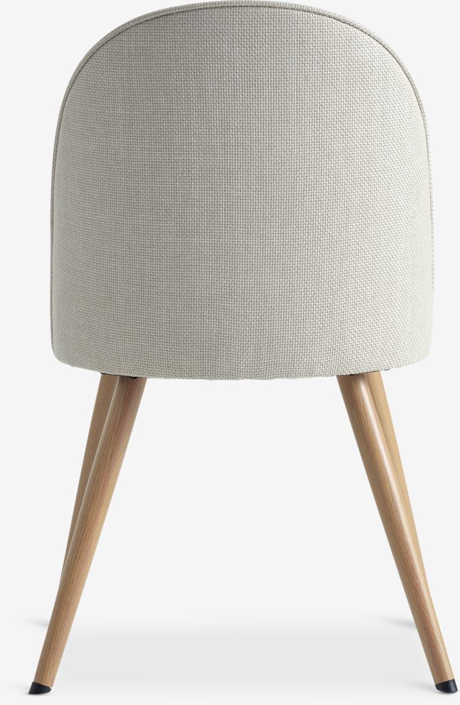 THORUP THORUP Esszimmerstuhl, beige Stoff/Eichenfarbe