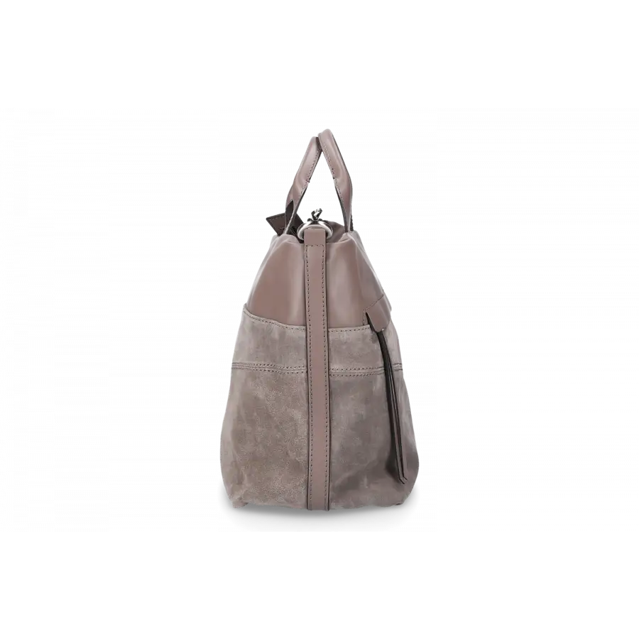 Gianni Chiarini - Handtasche DUNA Veloursleder - grau