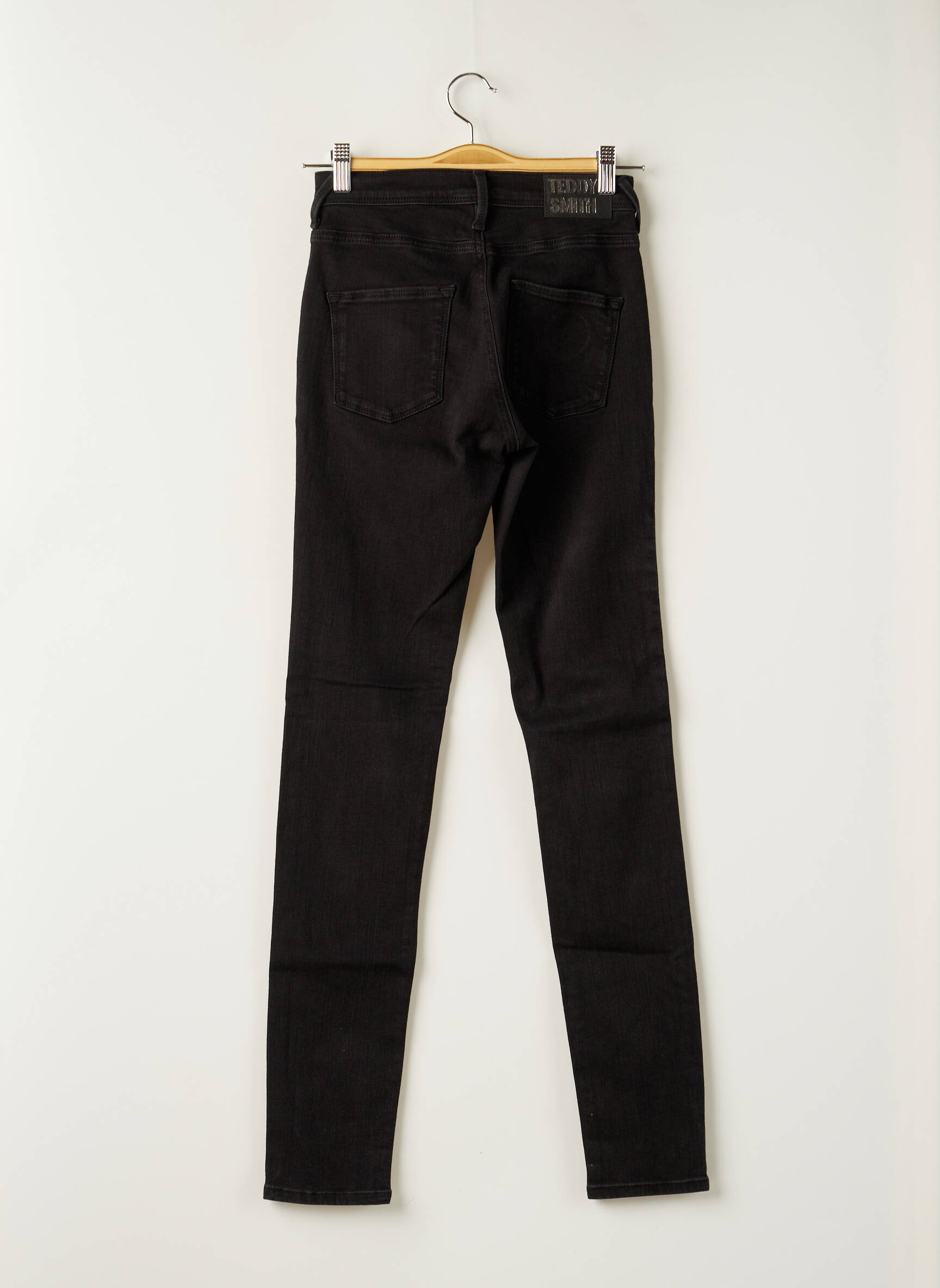Teddy Smith Jeans Coupe Slim Fille couleur noir