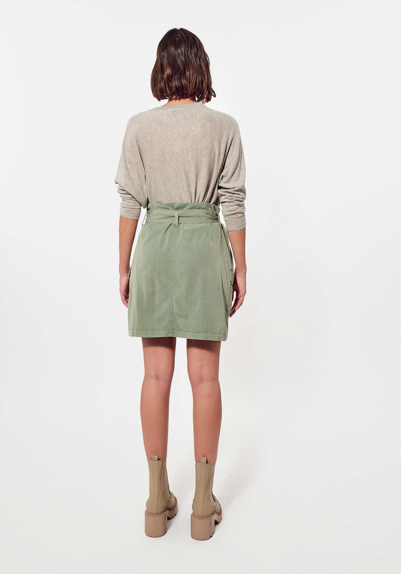 BEND   Jupe kaki femme