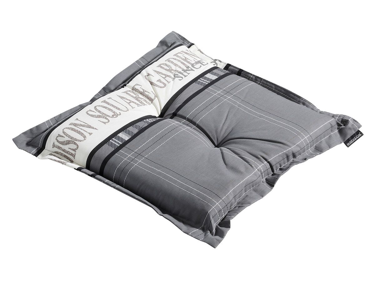 Madison Garden Grey Hocker Kissen