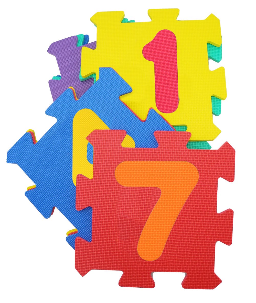 Puzzlematte Zahlen
