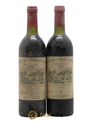 Château Carbonnieux Cru Classé de Graves  1981 - Lot de 2 Bouteilles