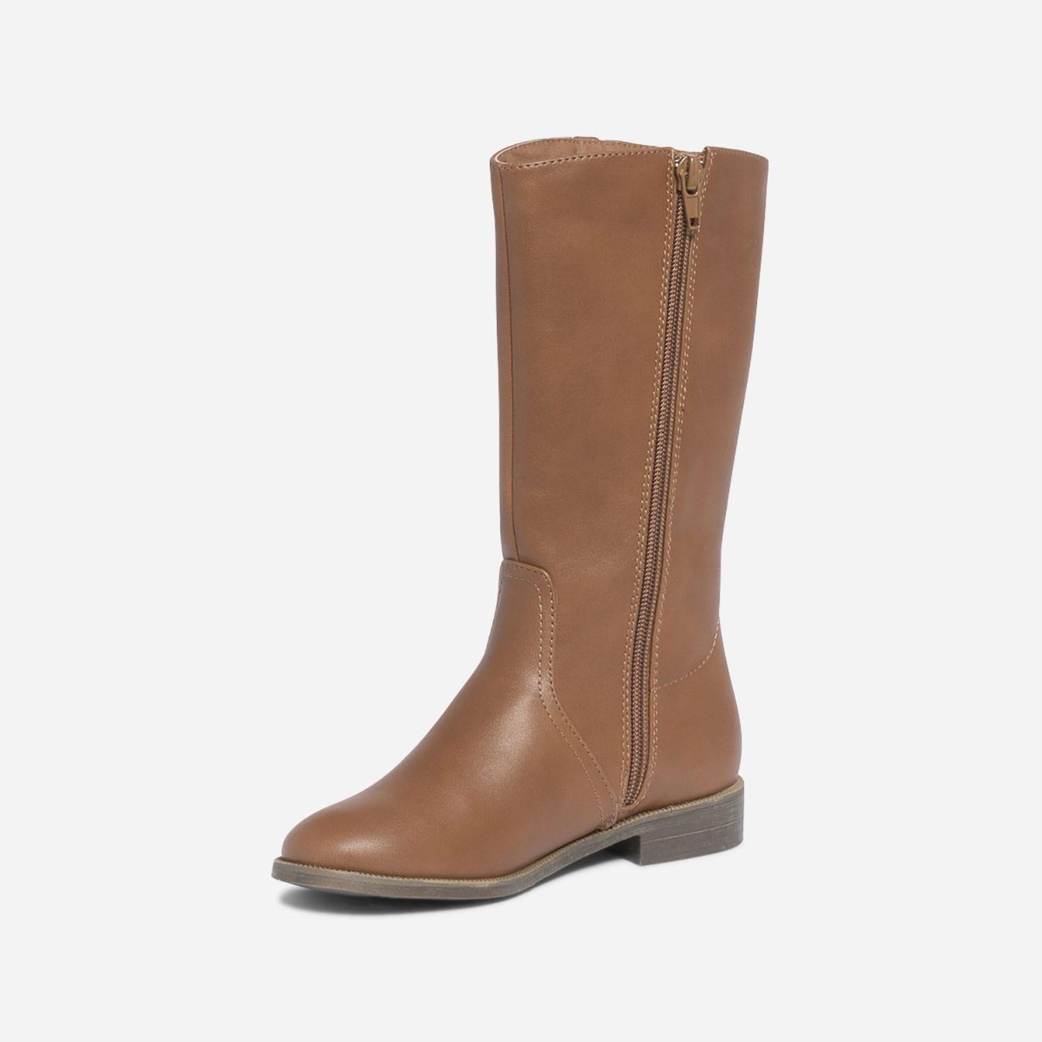 Botte marron avec bande pailletée