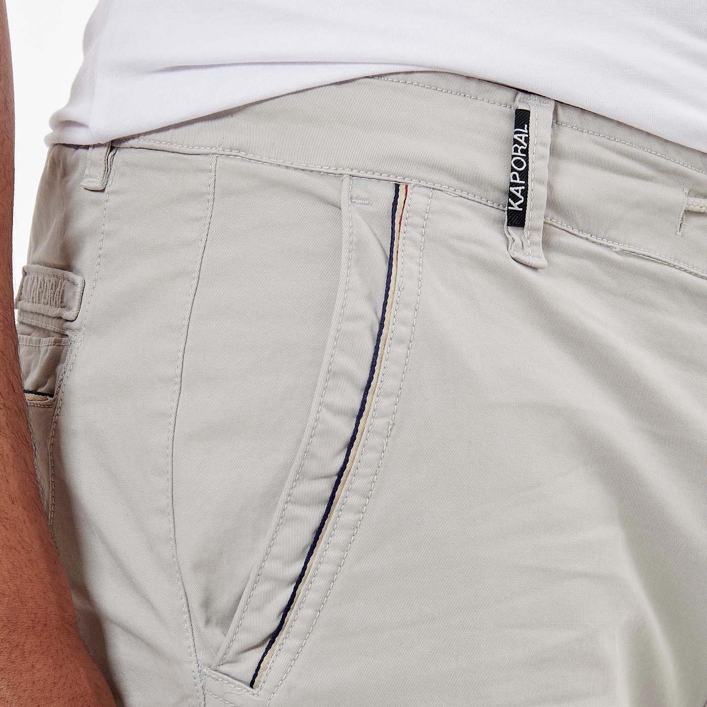 TOSHI  Short gris homme