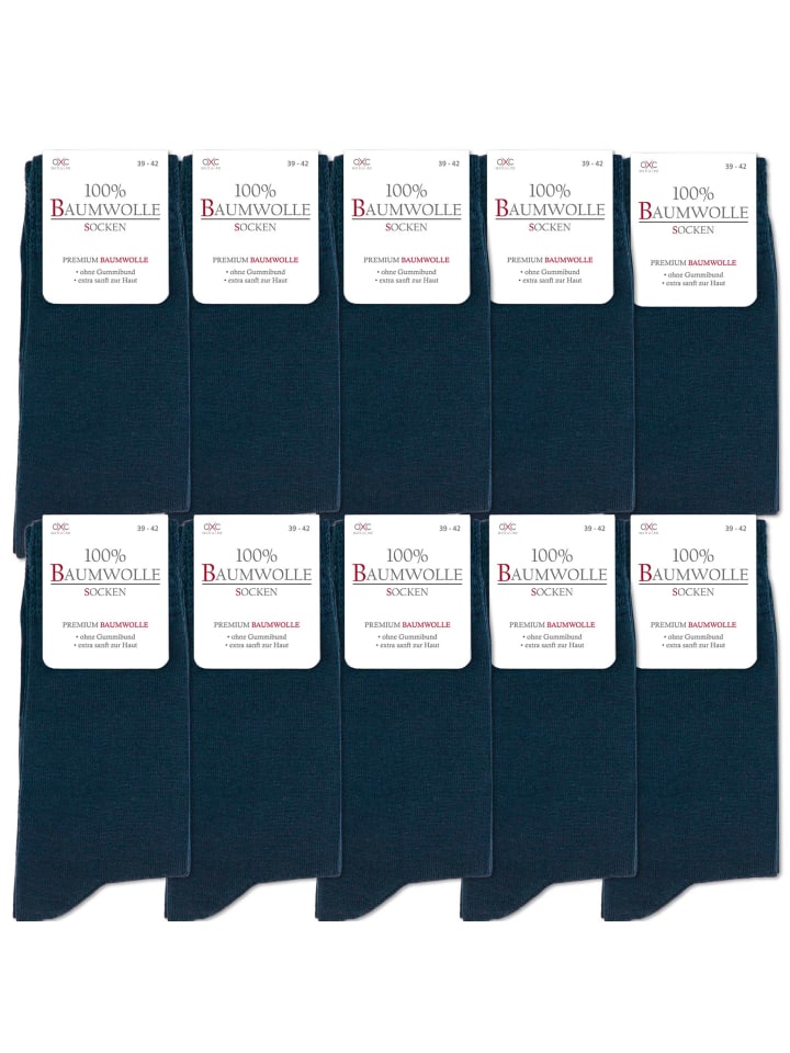 Occulto 10er Pack 100% Baumwollsocken Ingo in Navy günstig kaufen
