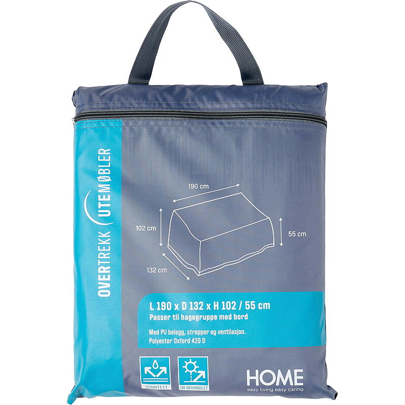 Home Overtrekk 190x132x102/55cm Lyngby Lounge