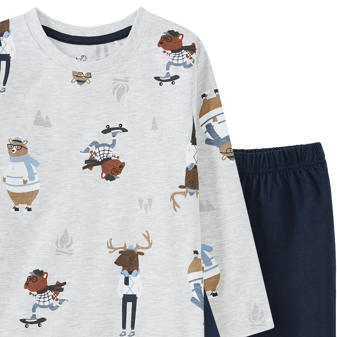 Jungen Schlafanzug mit Allover-Print