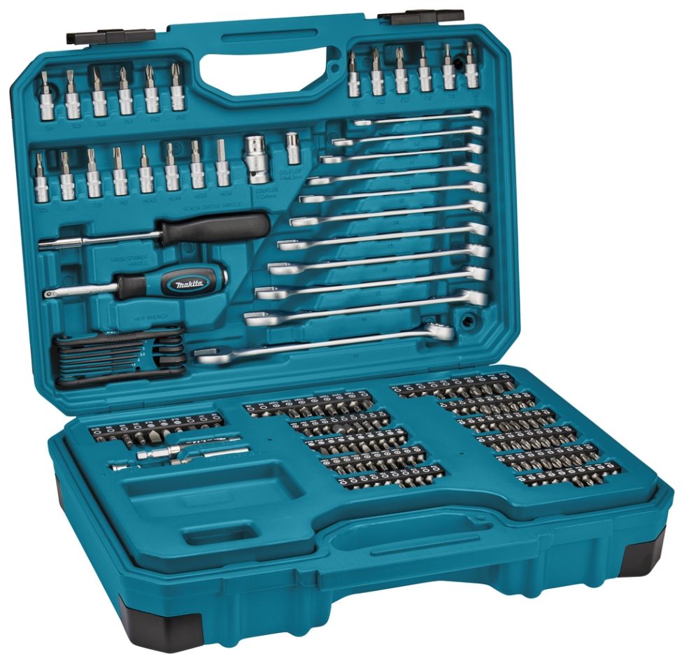 Makita Zubehör E-10883 Handwerkzeugset, 221-teilig im Koffer