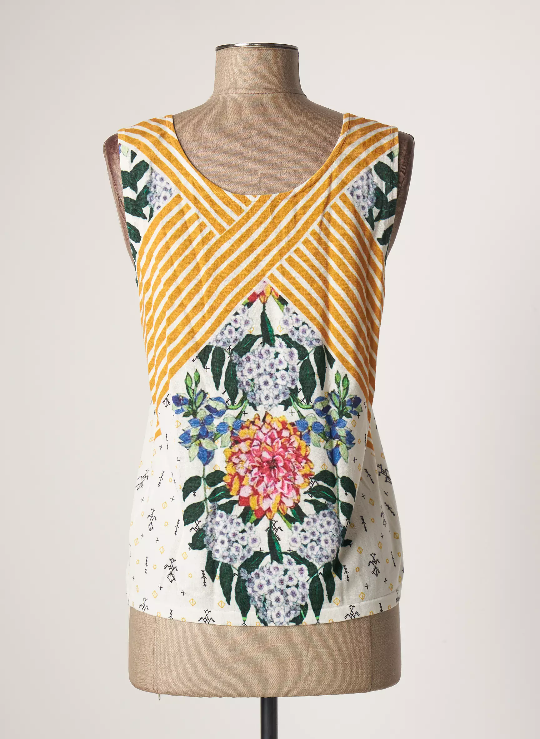 Jei S By Letizia Denaro Debardeurs Femme couleur blanc