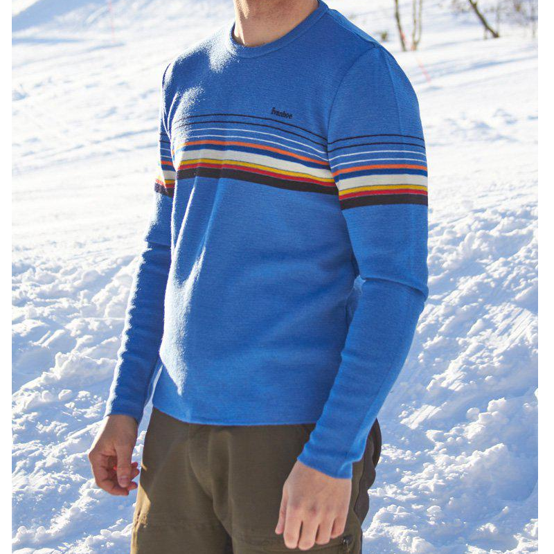 Ivanhoe Retro-Hang Loose Blue Wollpullover