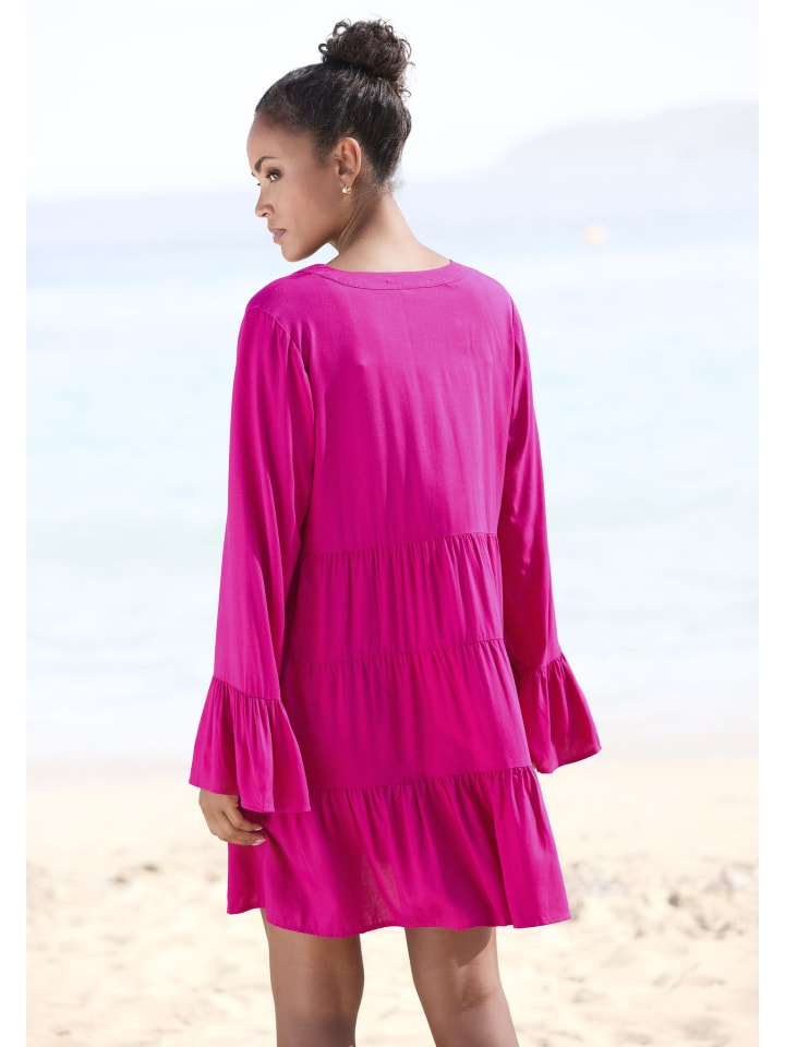 LASCANA Longbluse in pink günstig kaufen