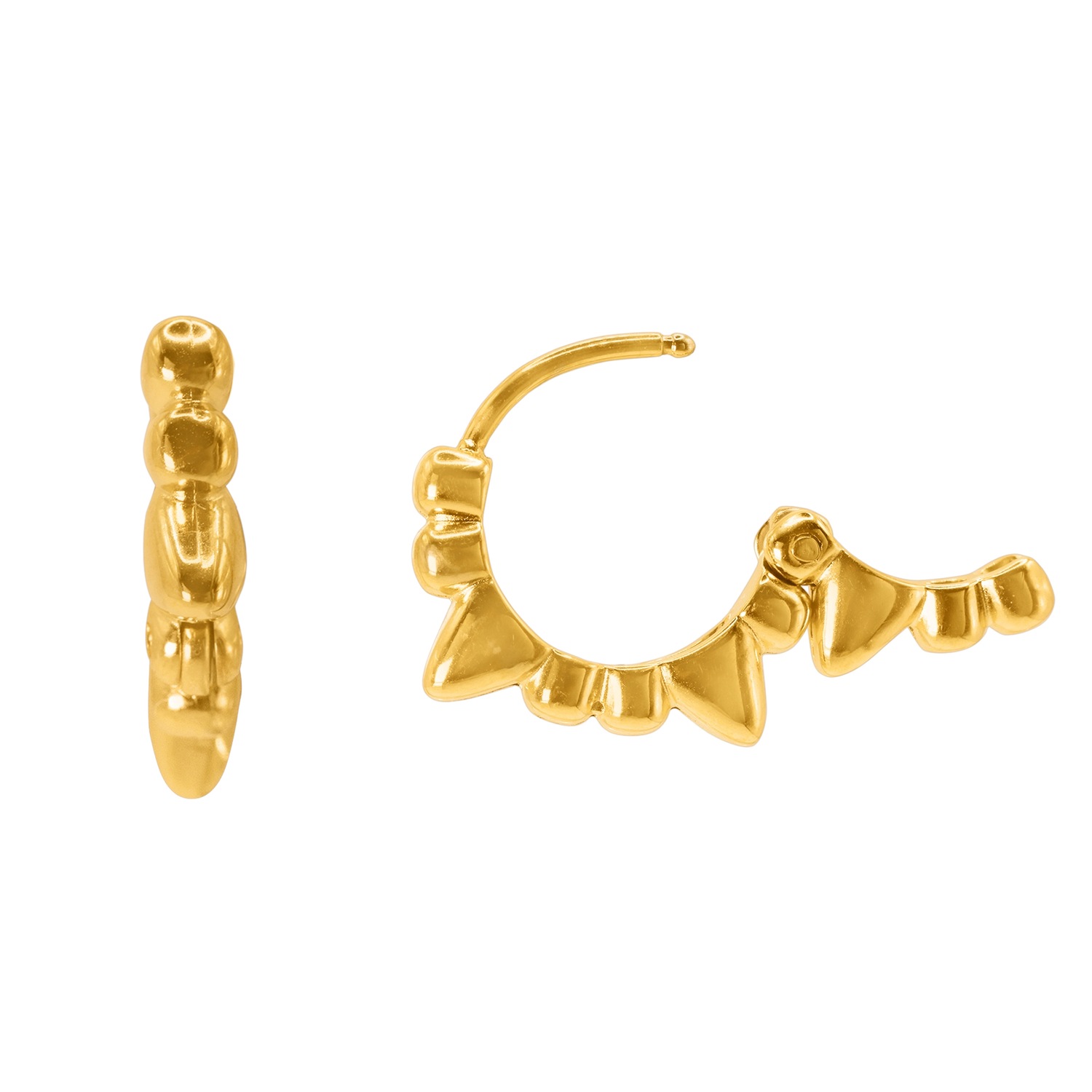 Boucles d'oreilles Heideman Lisbe en couleur or