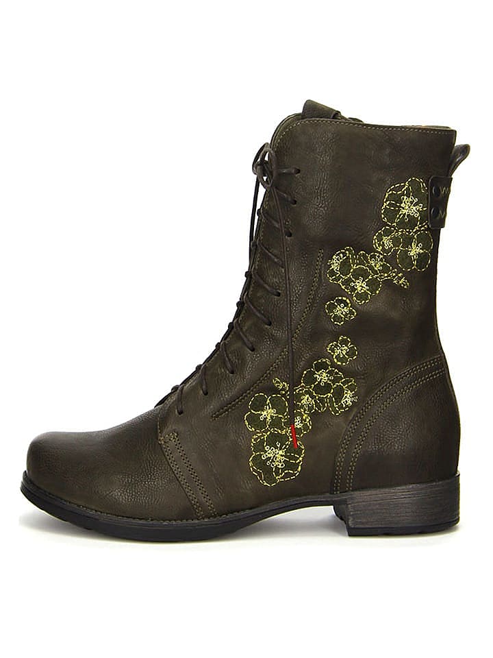 Think! Leder-Stiefeletten 