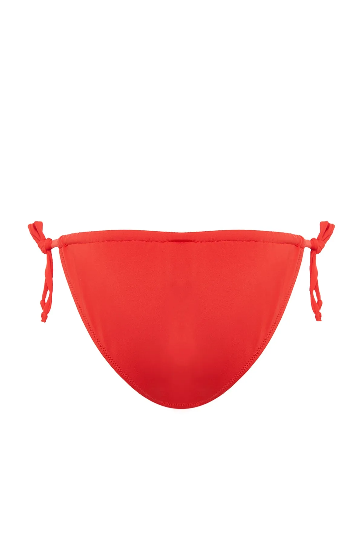 Trendyol Collection  Rote Tunnel-Bikinihose mit hohem Beinausschnitt TBESS23BA00288