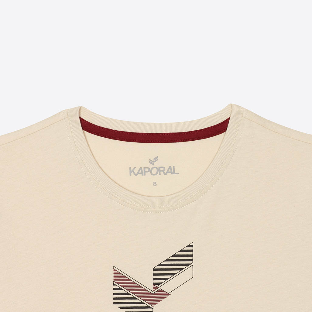 ELIAN  T-shirt ecru garçon 100% coton