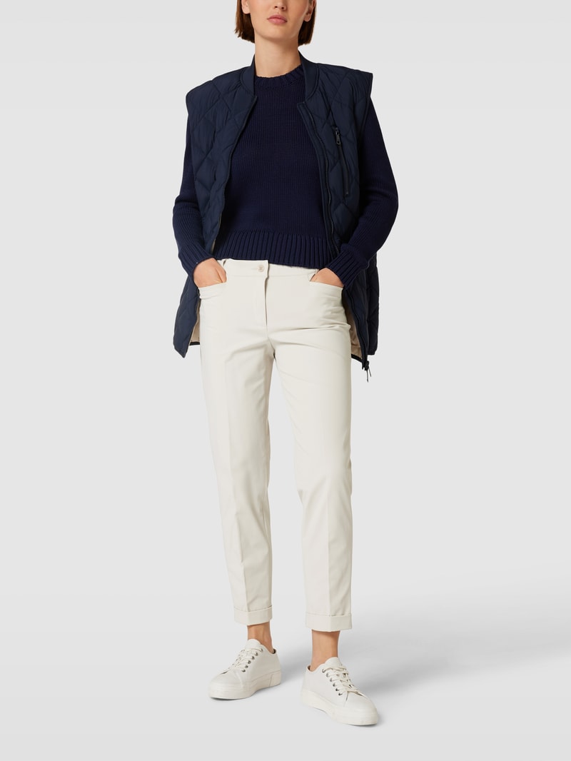 Stoffhose mit Stretch-Anteil Modell 'Ute' in beige