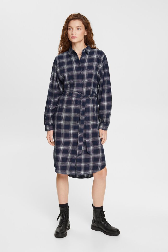 Hemdkleid mit Karomuster