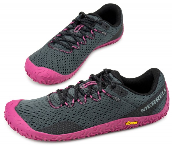 Merrell |f ~ Vapor Glove 6 ~ Granite/Fuchsia