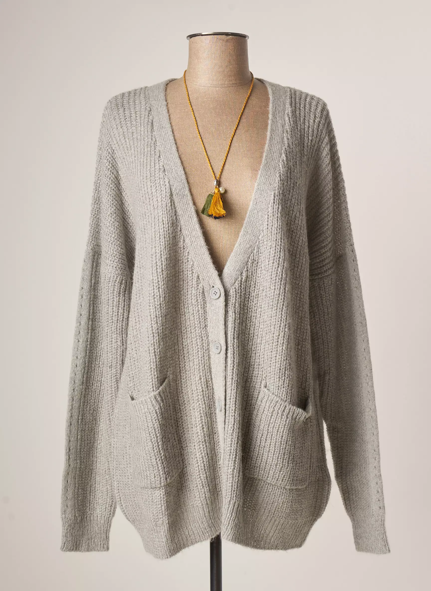 Dn Sixty Seven Cardigans Femme couleur gris