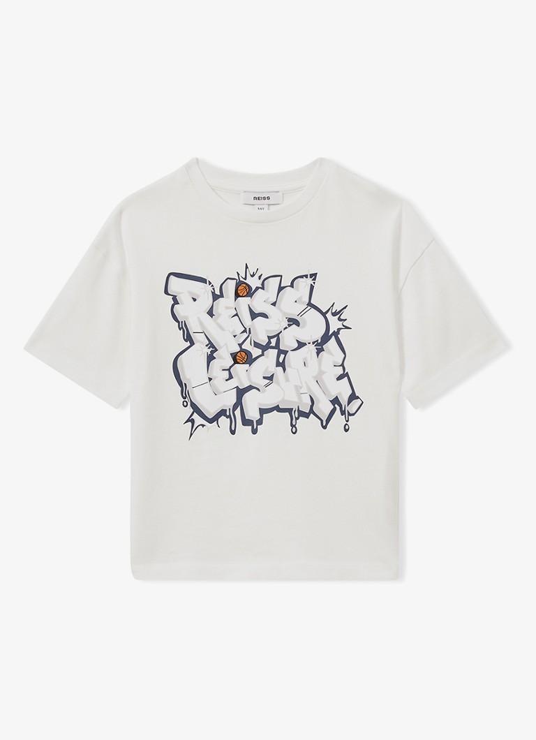 T-shirt oversize Reiss Pictor con logo stampato