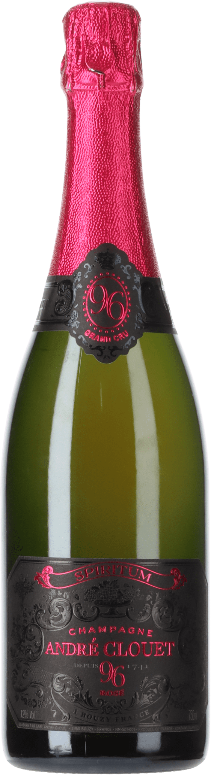 Andre Clouet: Champagne Brut Rosé Spiritum 96 Grand Cru
