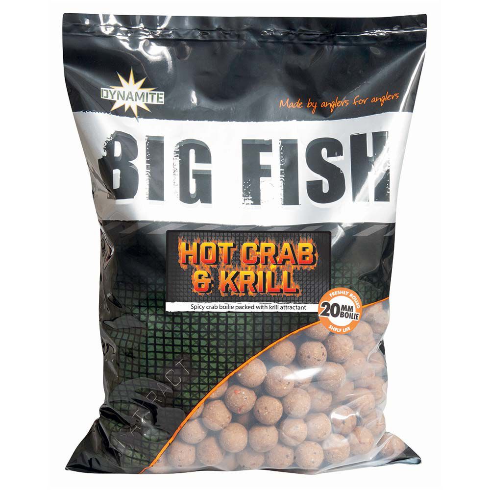 Bouillettes Dynamite Baits Carptec Hot Crab & Krill 1,8 kg