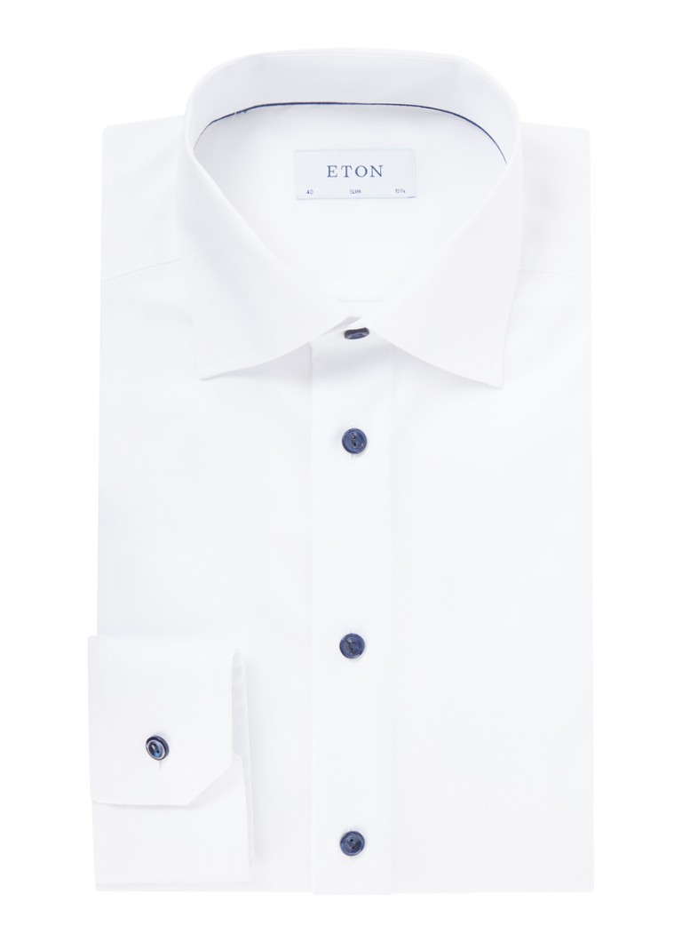 Cămașă Eton Slim-Fit cu guler italian