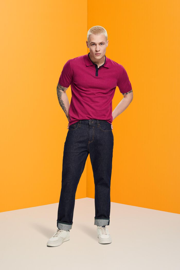 Poloshirt mit TENCEL™ und nachhaltiger Baumwolle