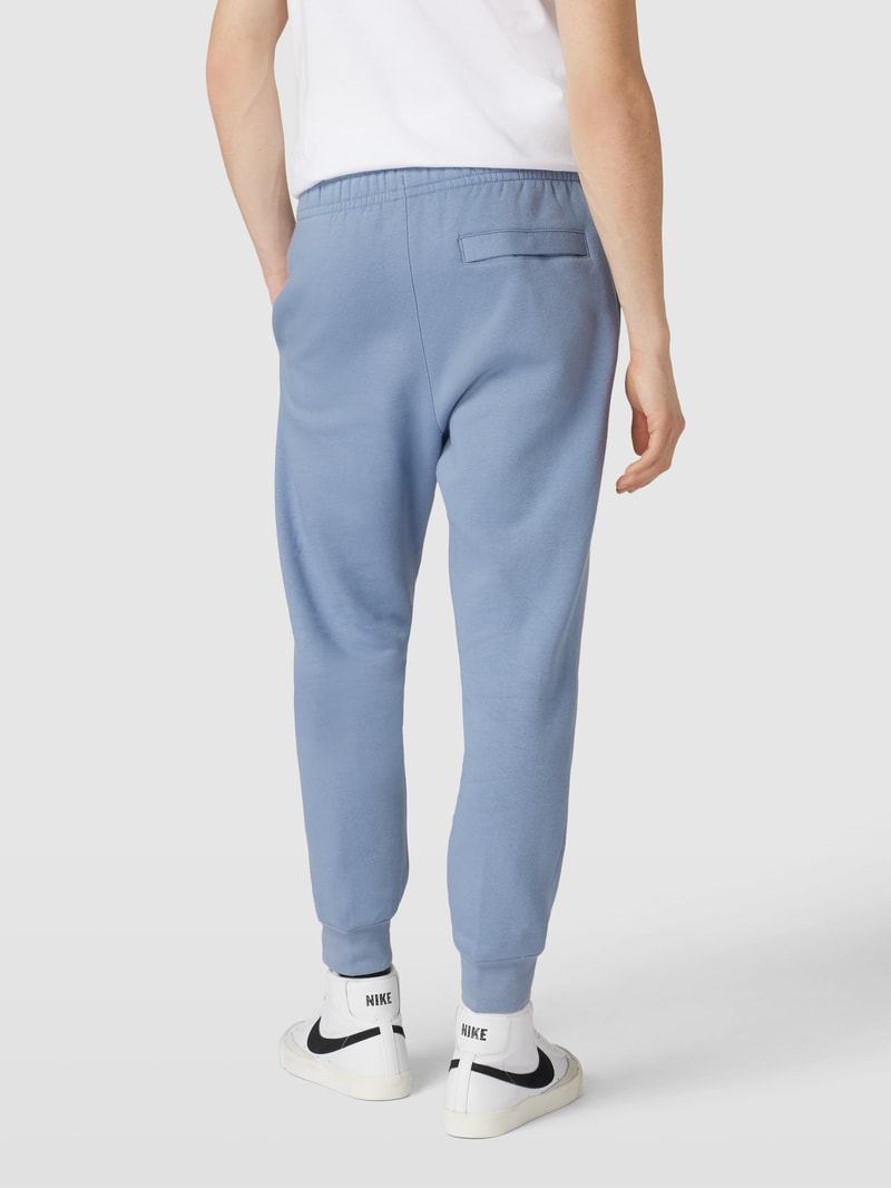 Sweatpants mit Label-Stitching Modell 'CLUB' in dunkelblau
