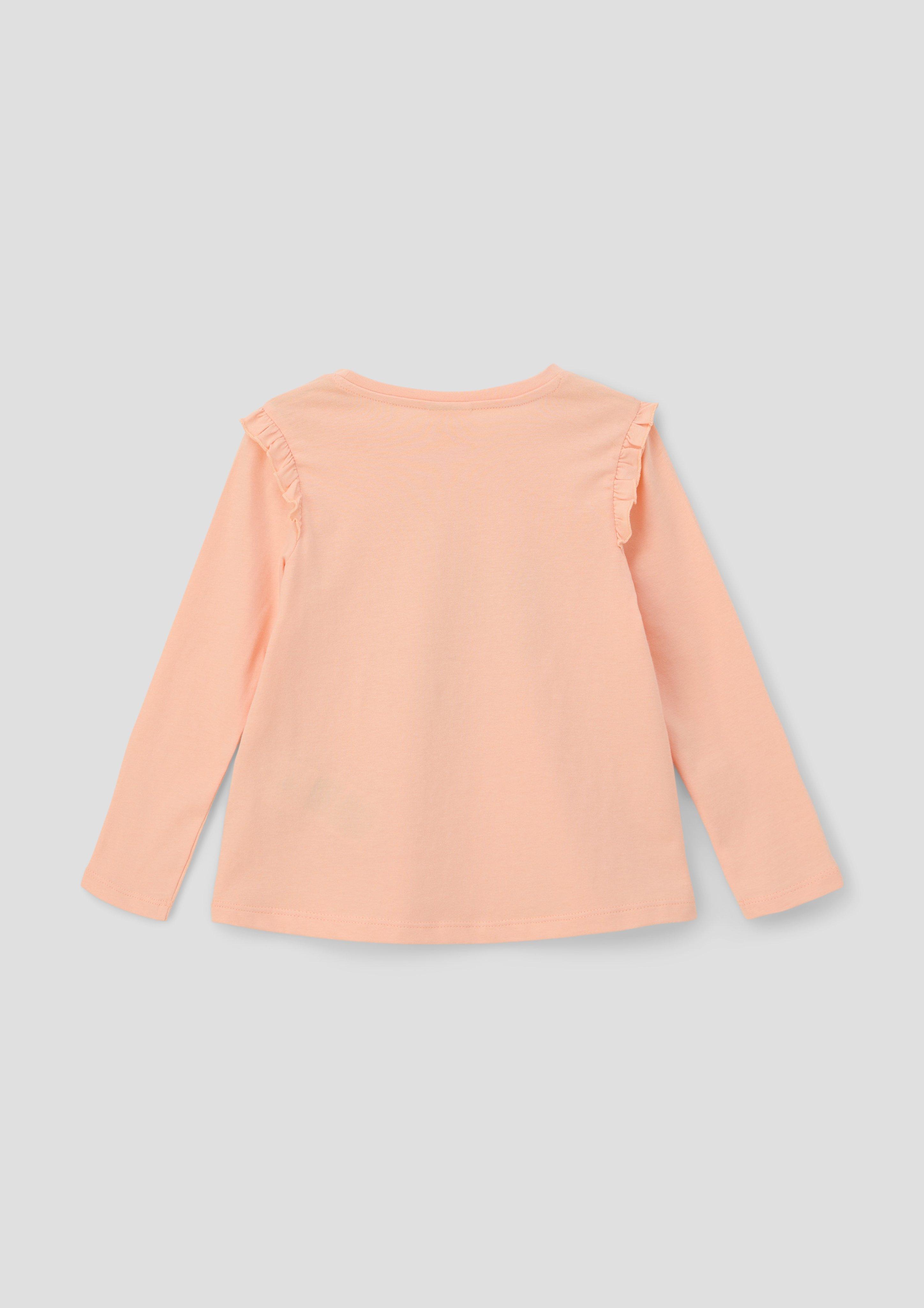 Longsleeve mit Frontprint  2140026-2018