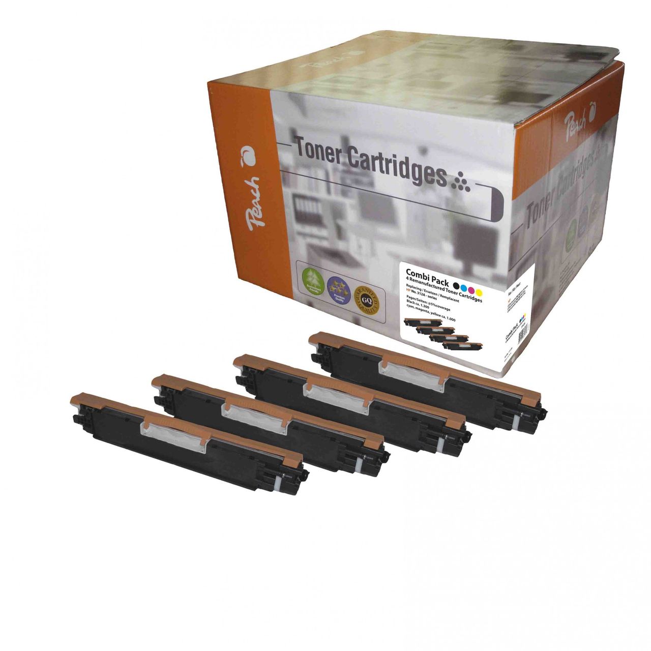 Peach Spar Pack Tonermodule ersetzt HP No. 130A