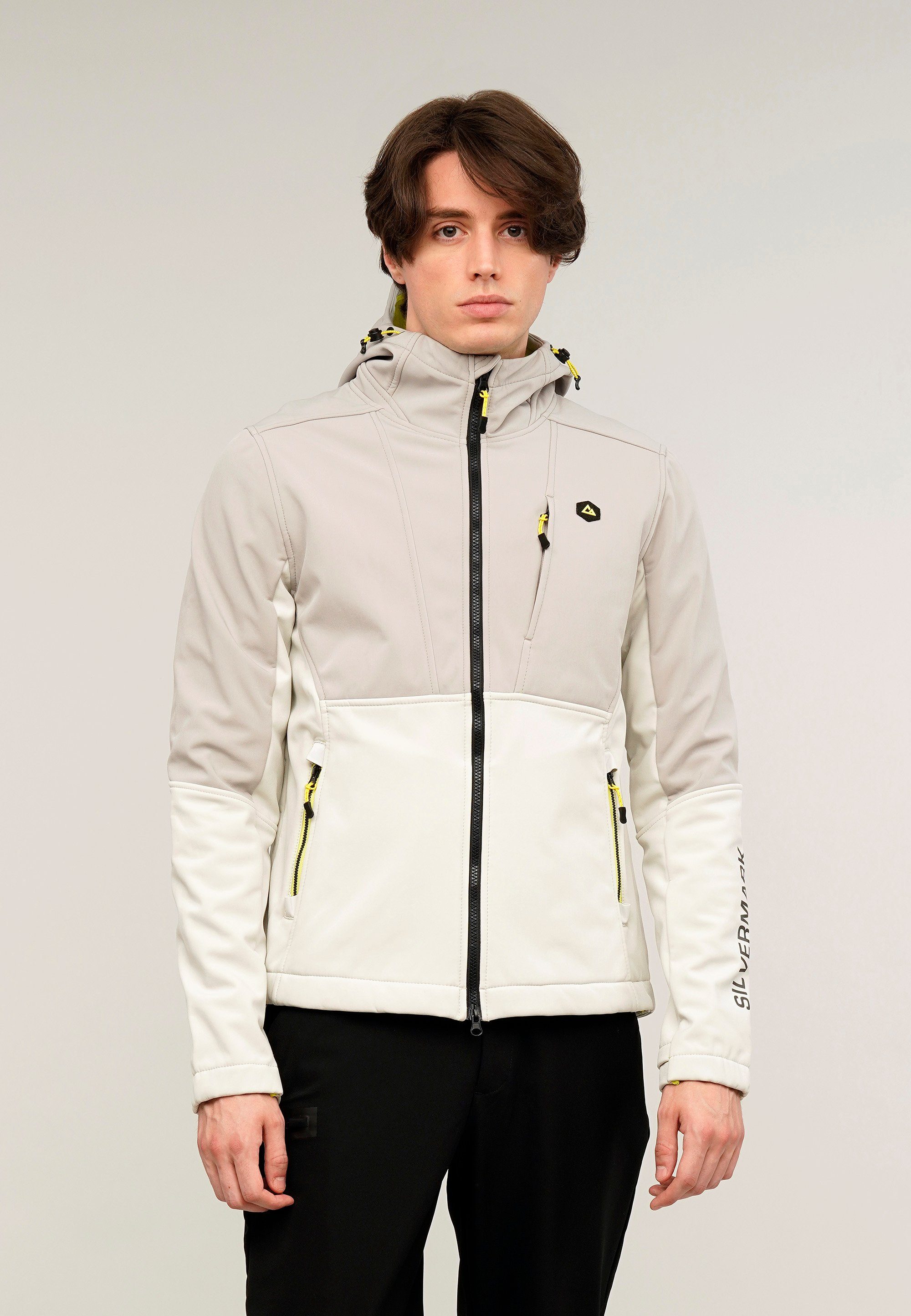 GIORDANO Softshelljacke Silvermark by G-Motion Teflon mit wasser- und windabweisender Funktion
