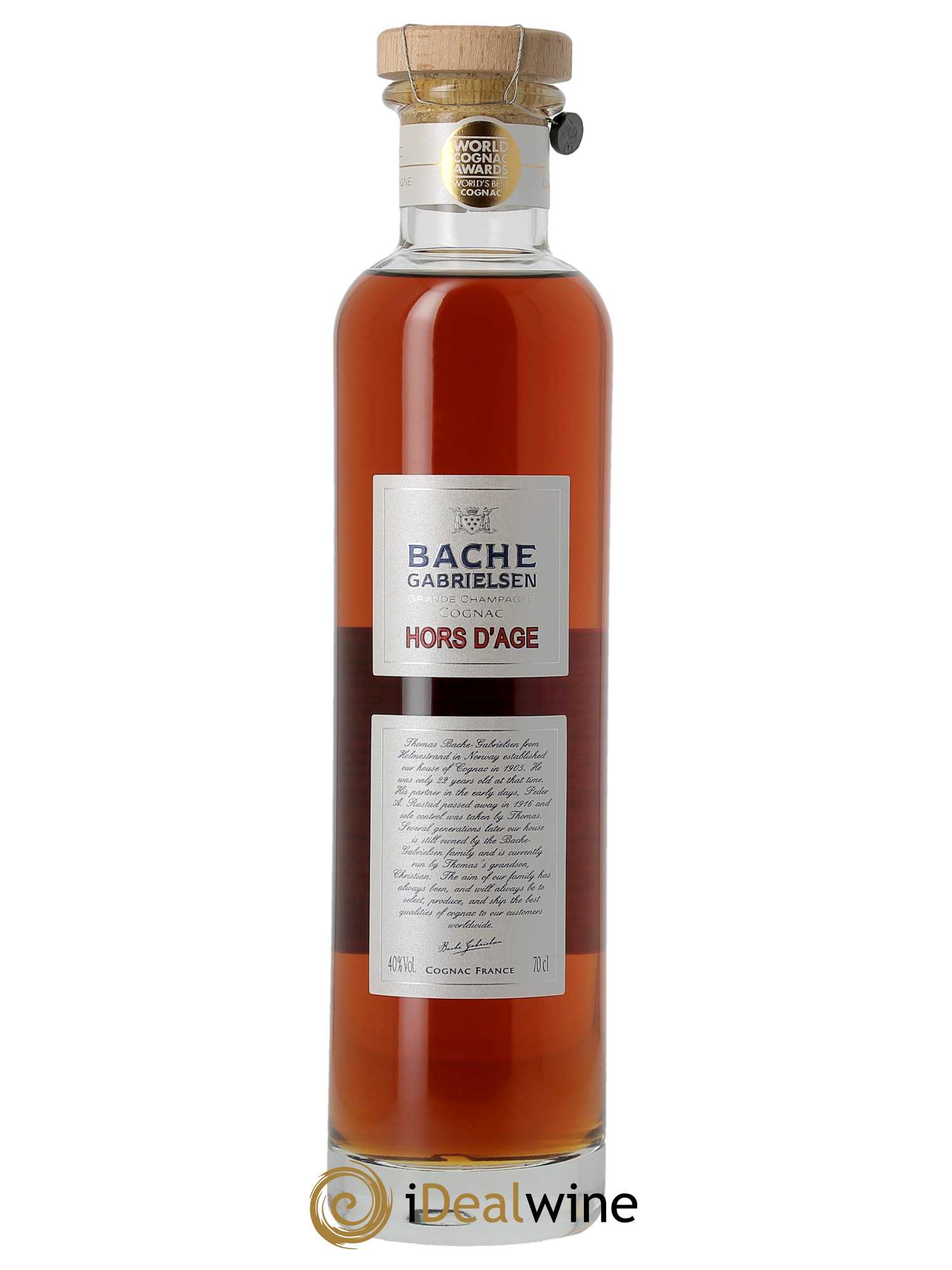 Cognac Bache Gabrielsen Hors d'âge   - Lot de 1 Bouteille