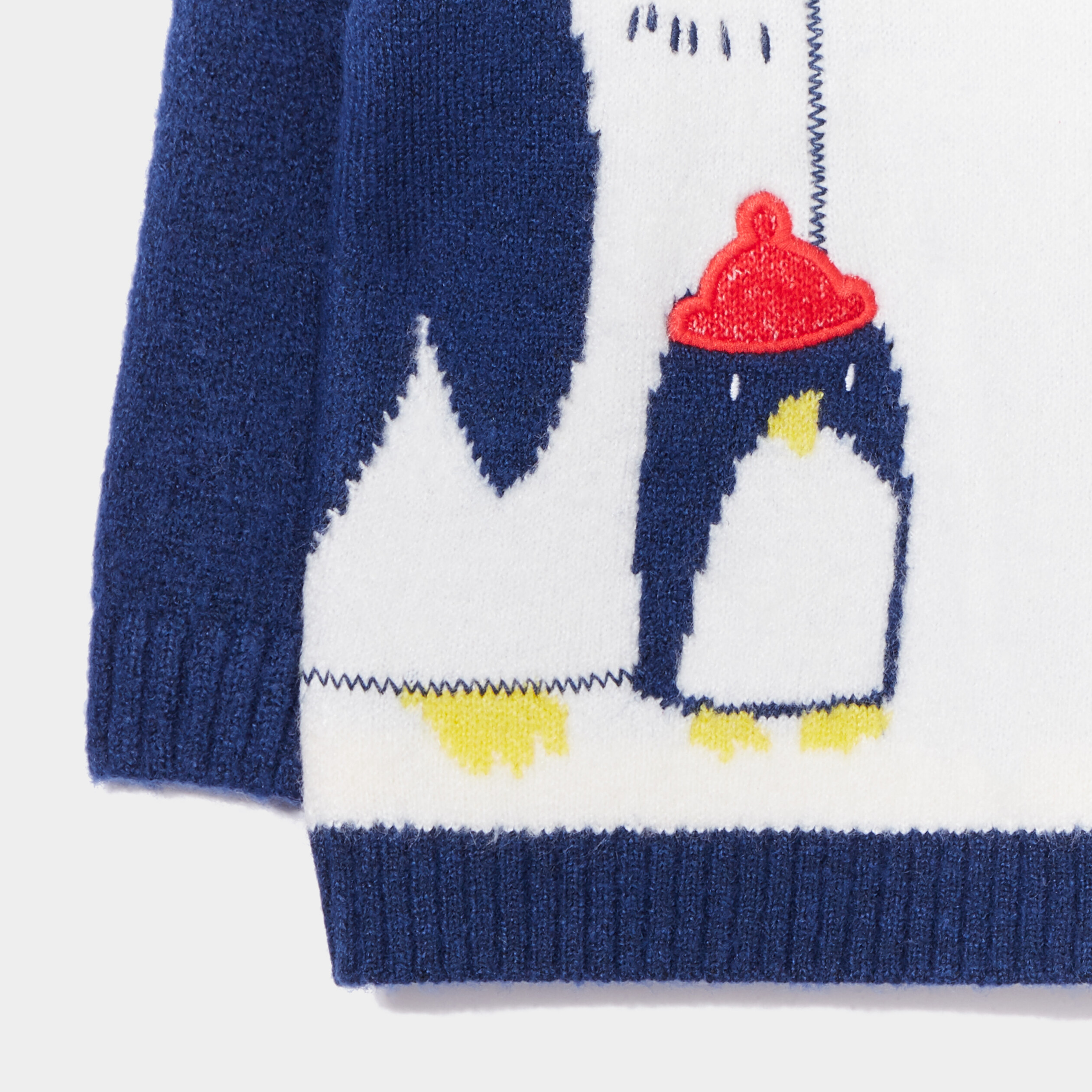 Pull boutonné manches longues Creeks blanc bébé garçon | La Halle