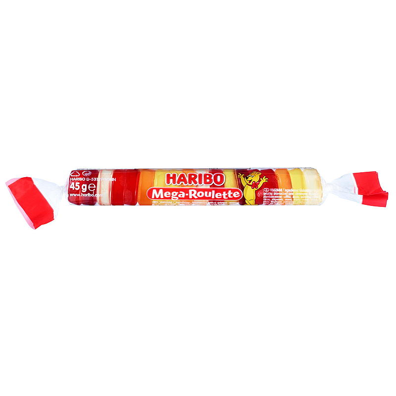 Haribo Mega Roulette 45 g frukt, Haribo