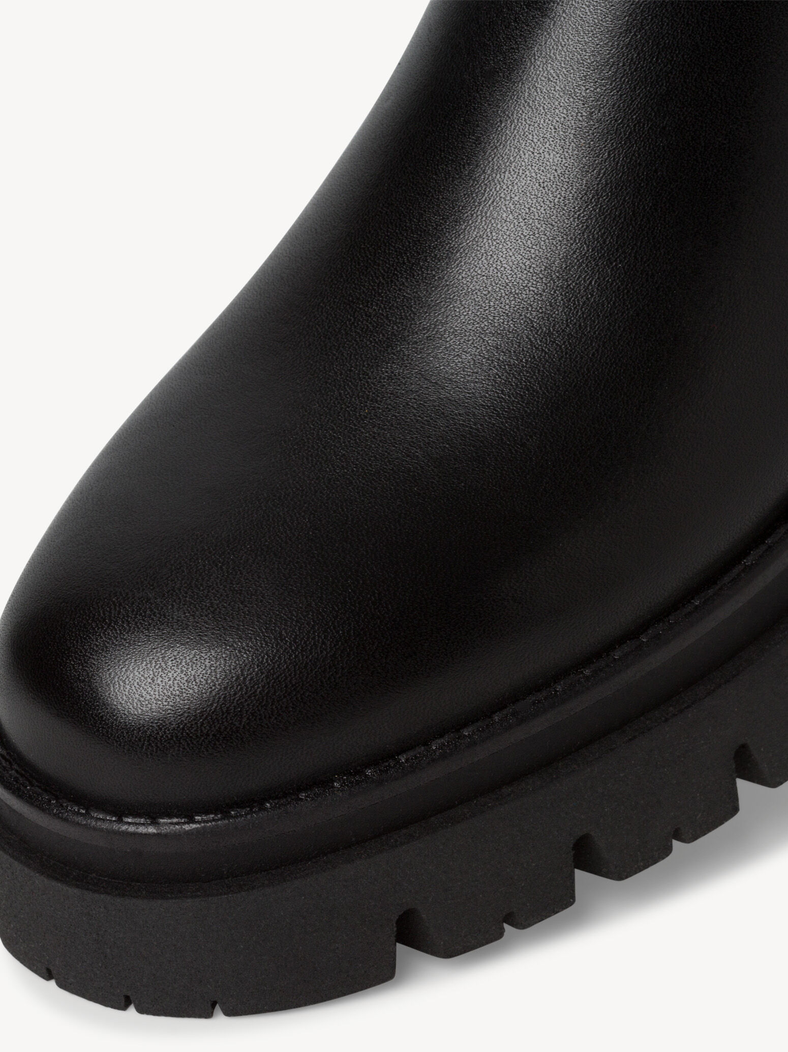 Bottes en cuir - noir