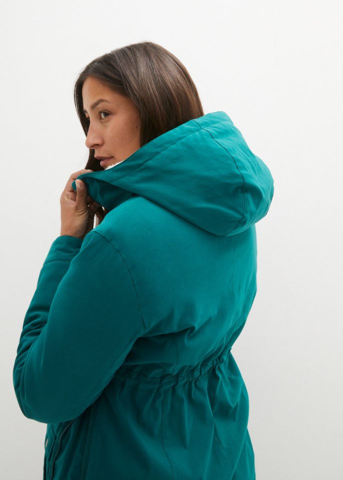 Umstandsjacke / Tragejacke mit Teddyfutter