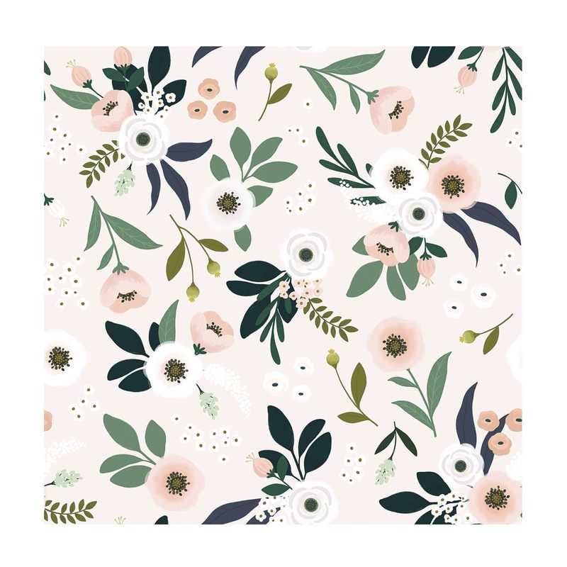 Papier peint Fleurs rose