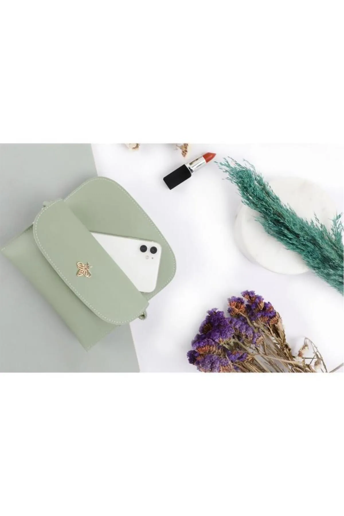 Lucky Bees  Crossbody-Umhängetasche mit zwei Taschen für Damen