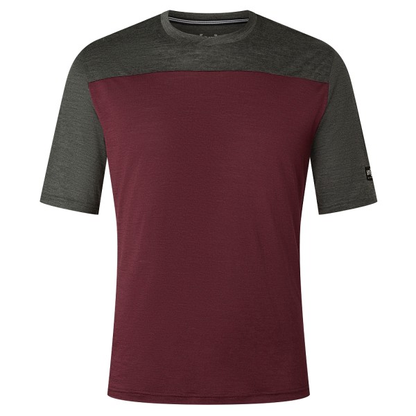 super.natural - Contrast Tee - Merinoshirt
