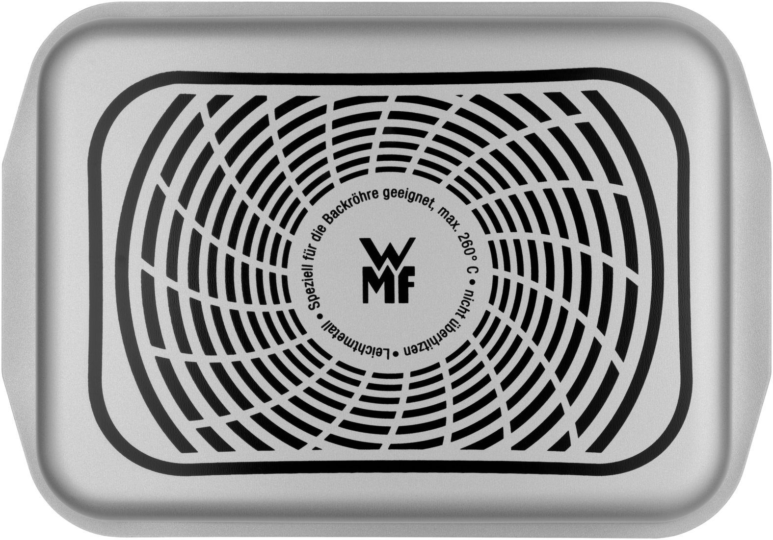 WMF Bräter, Leichtmetall (1x Bräter-Reine, 1-tlg., (Innenmaße 35 x 25 x 6,5 cm, Außenmasse 40 x 27,7 x 6,5 cm)