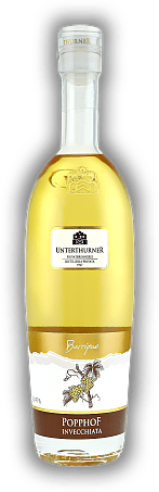 Unterthurner Popphof Grappa Barrique 0,5 Liter 42% neues Design Unterthurner Popphof Grappa Barrique 0,5 Liter 42% neues Design  0,5	 Liter - Vol 42%
