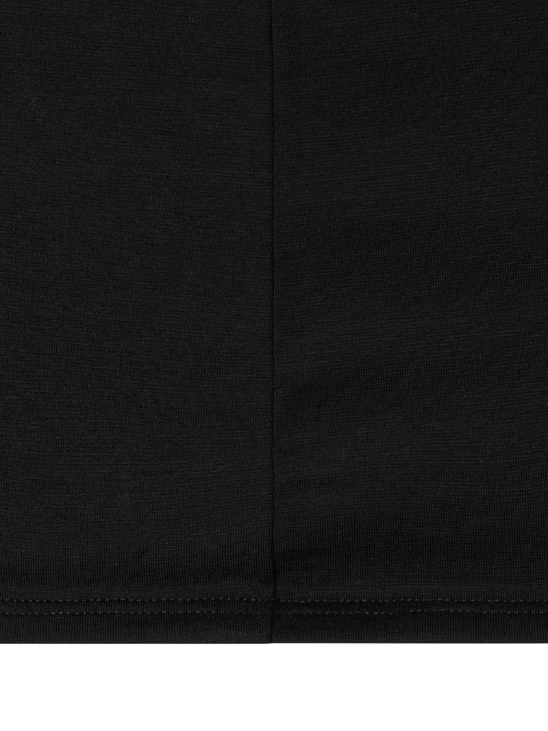 Top aus Single Jersey Modell 'Natural Comfort' in schwarz