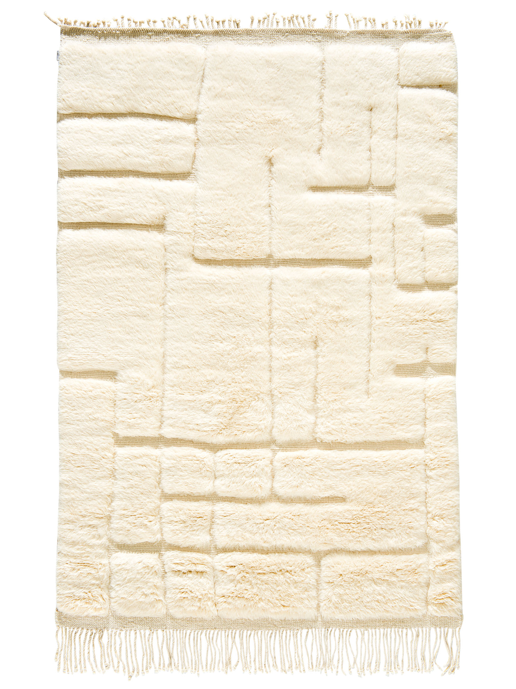 Beni Ourain ca. 148 x 216 cm, Unikat / Einzelstück
