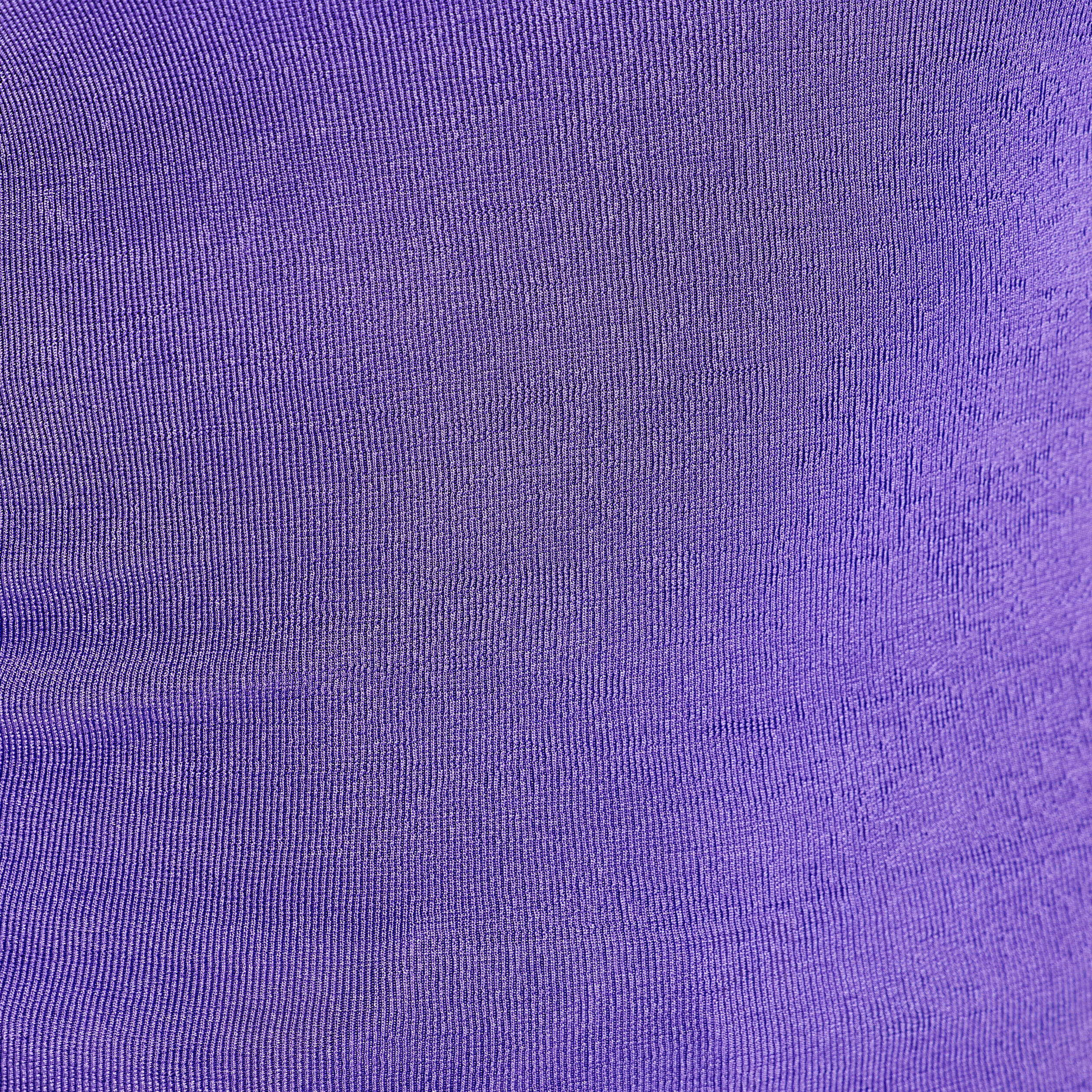 Débardeur asymétrique violet foncé femme | Cache Cache