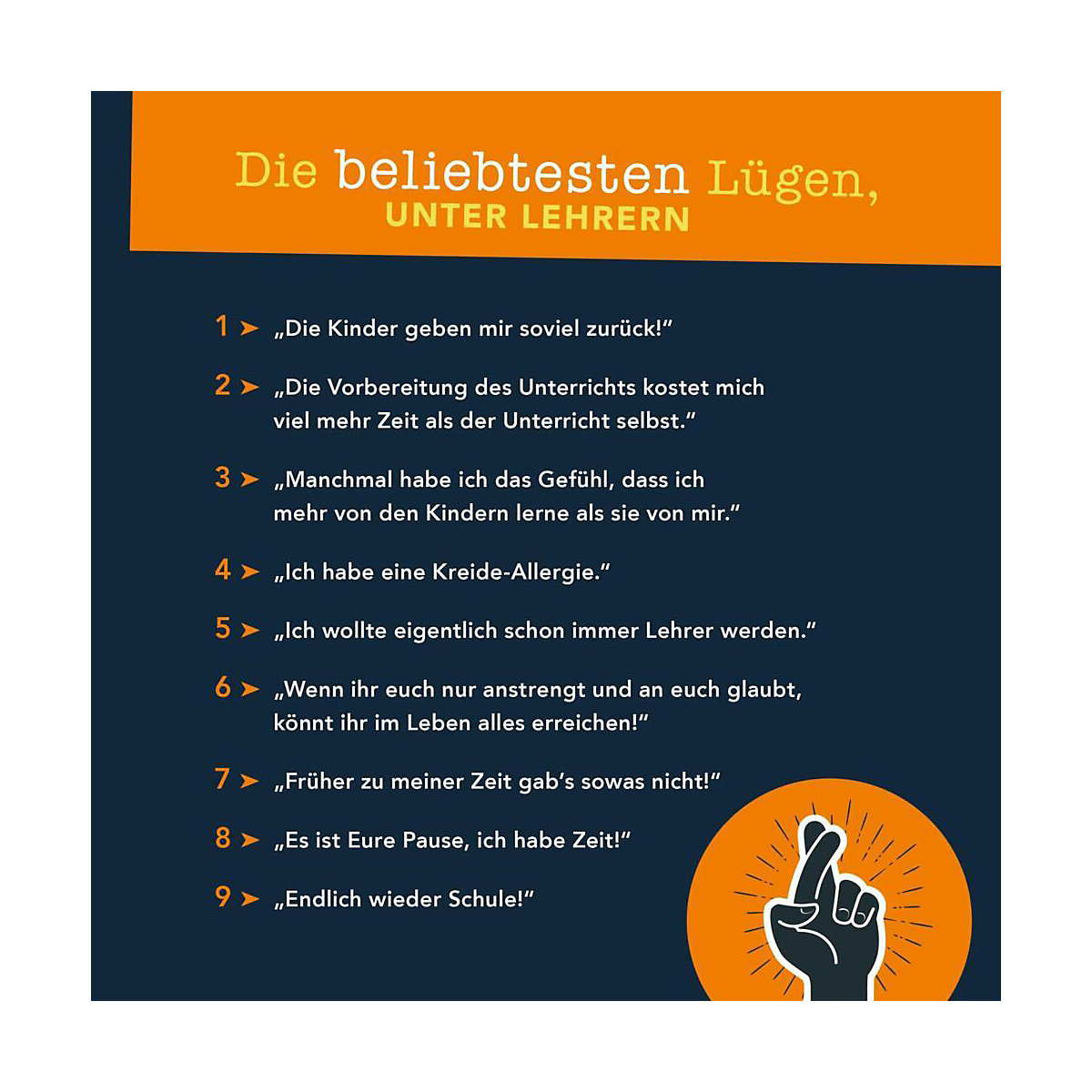 Wer jetzt lacht, hat es nie aus der Schule geschafft