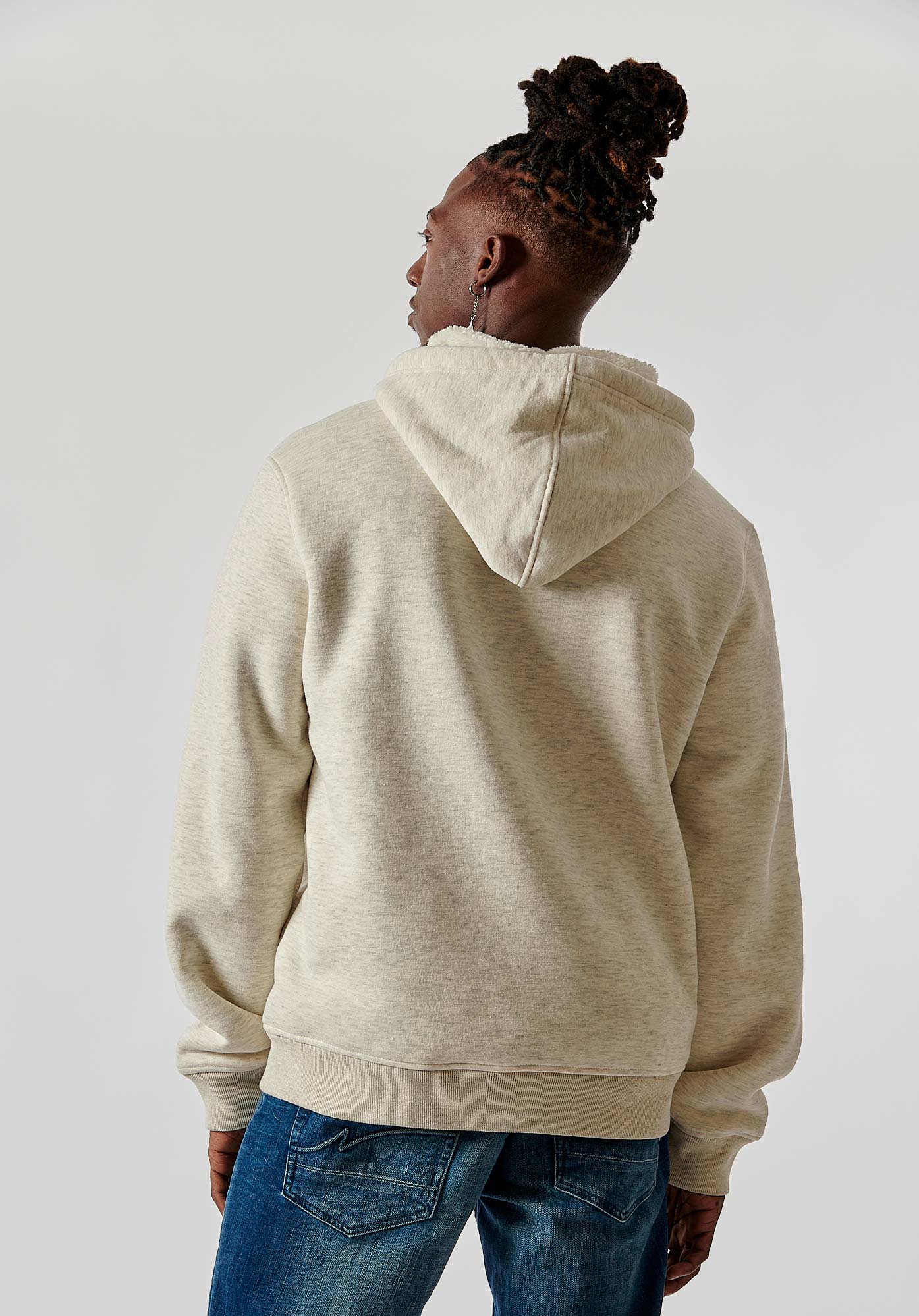 REGIS  Sweat zippé beige Homme