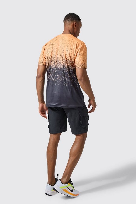 Man Active Gym Shorts mit Cargo-Taschen