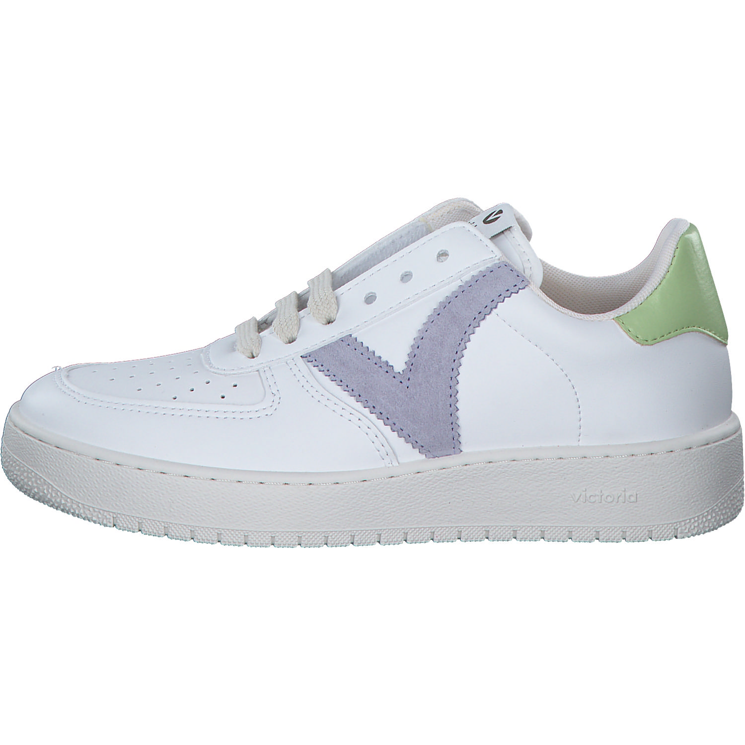 Victoria Madrid 1258201, Sneakers Low, Damen, Weiß - lila